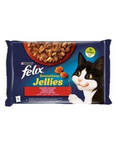 FELIX  kesica 4x85g Sensation - Govedina i Piletina - PS104