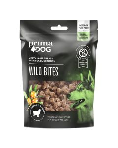 PRIMA DOG Wild bites 100 gr -jagnjetinai pasji trn - PS404