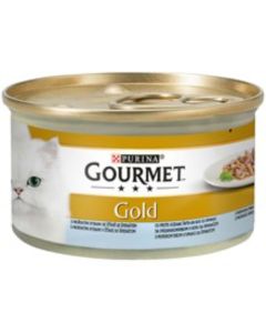 GOURMET gold 85g - komadići okeanske ribe i spanaća u sosu - PS74