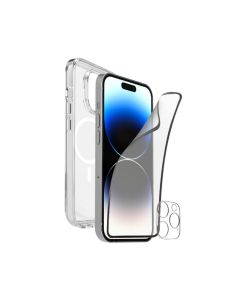 PURO Kit - Futrola + Zastitno staklo + Zastita za kameru iPhone 15 - 224001