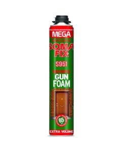 SOMAFIX Pur pena pištoljska S951 MEGA 850ml - 3-U-00592