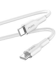 PURO Icon kabal USB-C - USB-C 1.5 m beli - 223859