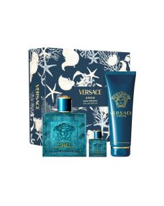 Versace Eros muški poklon set ( EDP 100ml + Gel za tuširanje 150ml + EDP 5ml )