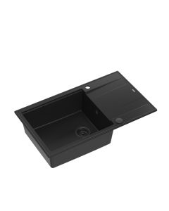 QUADRON Granitna sudopera Evan 136 XL HCQE58650U7_BLM_P2O, carbon - QU162