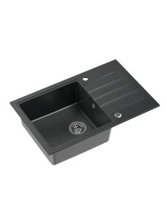 QUADRON Granitna ugradna sudopera Peter 111 HCQP7850CZK, crna - QU300