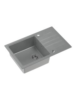 QUADRON Granitna ugradna sudopera Peter 111 HCQP7850SZK, srebrna - QU302