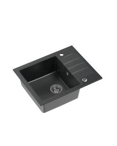 QUADRON Granitna ugradna sudopera Peter 116 HCQP6250CZK, crna - QU305
