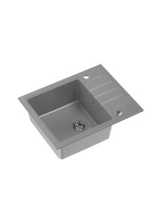 QUADRON Granitna ugradna sudopera Peter 116 HCQP6250SZ, srebrna - QU307