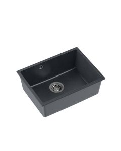 QUADRON Granitna podugradna sudopera Alec 50 HQA5340CZK, crna - QU315