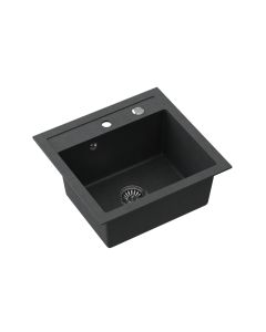 QUADRON Granitna ugradna sudopera Johnny 110 HCQJ5047CZK, crna - QU338