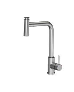 QUADRON Čelična kuhinjska slavina Meryl 3673501BS, inox - QU473