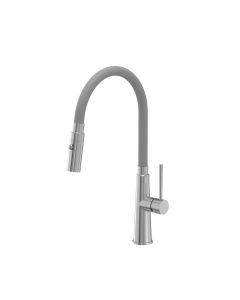 QUADRON Čelična kuhinjska slavina Gina 3922505_BSGR, inox - QU479