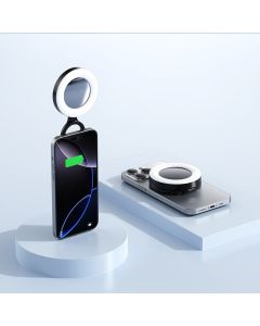 Selfie magnetic LED svetlo Z04, crna