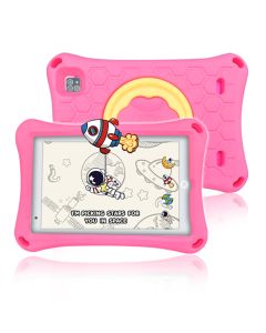 Tablet za decu K81 PRO 8 inca beli / Maska  pink