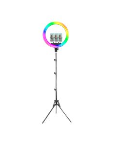 SUPERIOR tripod / Ring Light S18 RGB, colorful