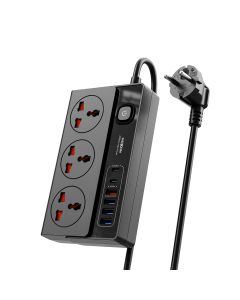 Produžni kabl Moxom MX-ST33 crni