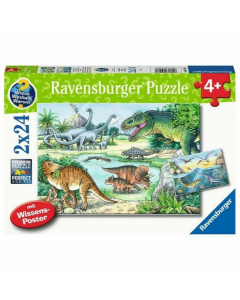 Ravensburger puzzle (slagalice) - Dinosaurusi na svom staništu - RA05128