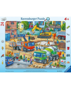 Ravensburger puzzle (slagalice) - Dešavanje na gradilištu - RA05142