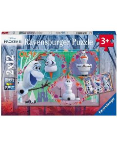 Ravensburger puzzle - Svi vole Olafa - 2x12 - RA05153
