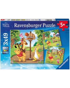 Ravensburger puzzle - Winnie the pooh - 3x49 delova - RA05187