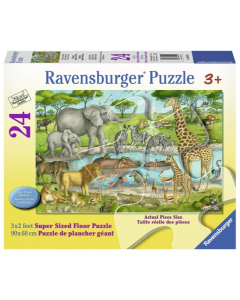 Ravensburger puzzle (slagalice) - Velike podne puzzle divlje - RA05542