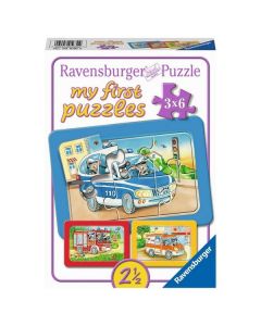 Ravensburger puzzle – Životinje u akciji - 3x6 delova - RA05630