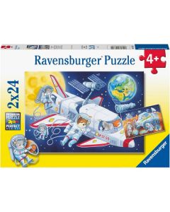 Ravensburger puzzle - Putovanje kroz svemir - 2x24 dela