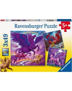 Ravensburger puzzle – Mistična stvorenja - 3x49 delova - RA05678