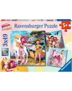 Ravensburger puzzle - Mia and Me - 3x49 delova - RA05701