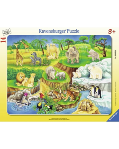 Ravensburger puzzle (slagalice)- Životinje u Zoo vrtu