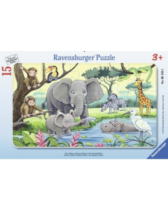 Ravensburger puzzle (slagalice) - Bebe životinje u Africi - RA06136