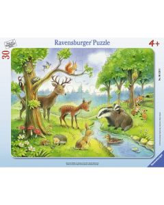 Ravensburger puzzle - Životinje na potočiću - 30 delova - RA06138