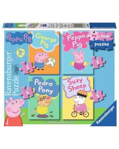 Ravensburger puzzle - Pepa za kompjuterom (2,3,4,5 delova) - RA06960