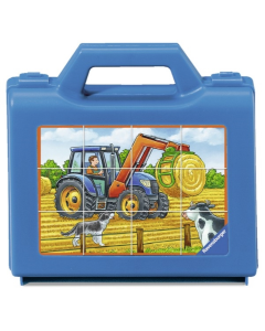 Ravensburger puzzle (slagalice) -  Puzzle - kockice, Vozila na polju - RA07432
