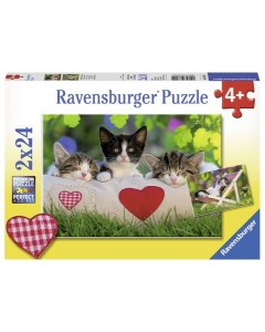 Ravensburger puzzle (slagalice)- Zaljubljene mace - RA07801