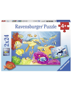 Ravensburger puzzle (slagalice) -  Družina ispod mora - RA07815