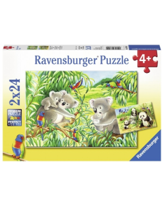 Ravensburger puzzle (slagalice)-  Koale I Pande - RA07820