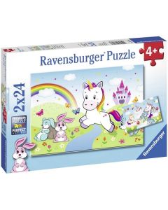 Ravensburger puzzle - Bajkoviti jednorog - 3x24 delova