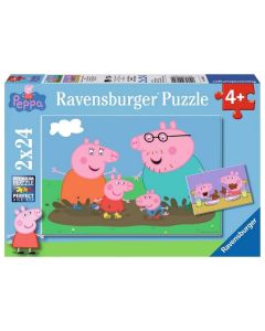 Ravensburger puzzle - Pepa prase - 3x24 dela - RA09082