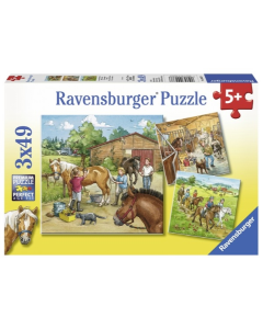 Ravensburger puzzle (slagalice) - Dana na ergeli - RA09237