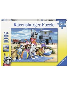 Ravensburger puzzle - Psi na plaži - 100 delova - RA10526
