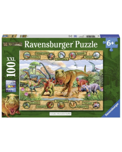 Ravensburger puzzle (slagalice) - Dinosaurusi sa imenima - RA10609