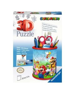 Ravensburger 3D puzzle - Kutija za olovke sa dizajnom Super Mario - 54 dela - RA11255