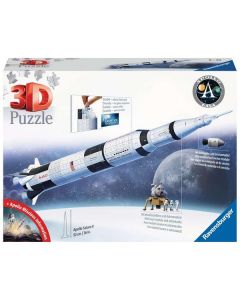 Ravensburger 3D puzzle - Model rakete Apolo Saturn V - 440 delova - RA11545