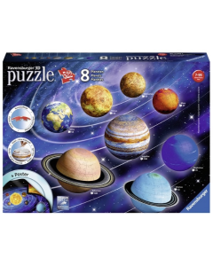 Ravensburger 3D puzzle (slagalice) - Solarni sitem - RA11668