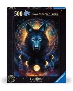 Ravensburger puzzle - Mesečev vuk- 500 delova - RA12000442