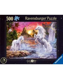 Ravensburger puzzle - Jednorog na reci - 500 delova - RA12000471