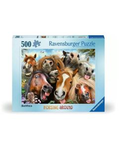 Ravensburger puzzle - Horsing around - 500 delova - RA12000499