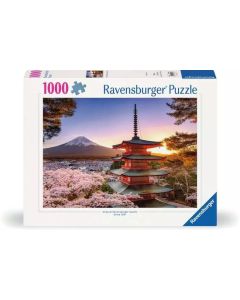 Ravensburger puzzle - Pogled na cvet trešnje Fuji - 1.000 delova - RA12000582