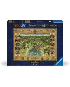 Ravensburger puzzle - Mapa Hogvortsa - 1.500 delova - RA12000720